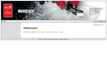Tablet Screenshot of myhockey.swiss-icehockey.ch